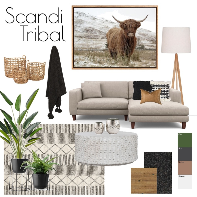 Scandi-Tribal Mood Board by Ellens.edit on Style Sourcebook