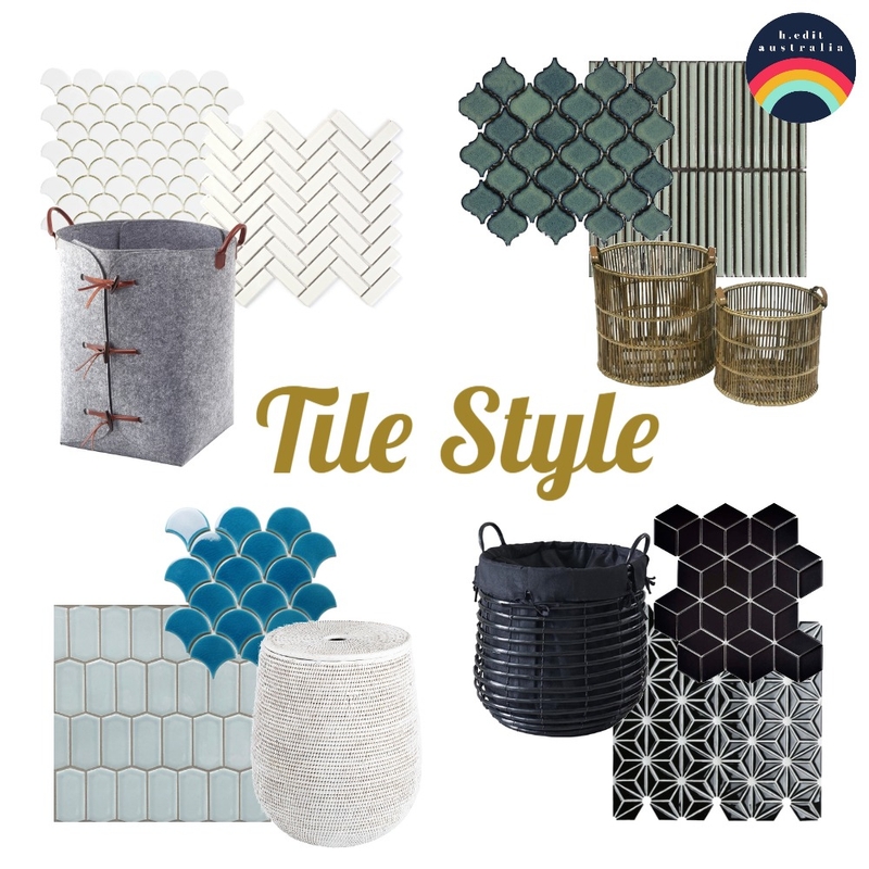 Tile Style Mood Board by h.edit australia on Style Sourcebook