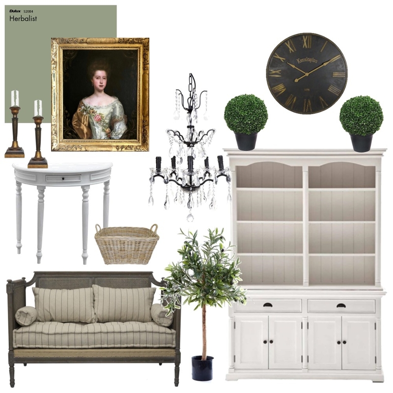 Gustavian Inspiration Mood Board by YellowBirdStyling on Style Sourcebook