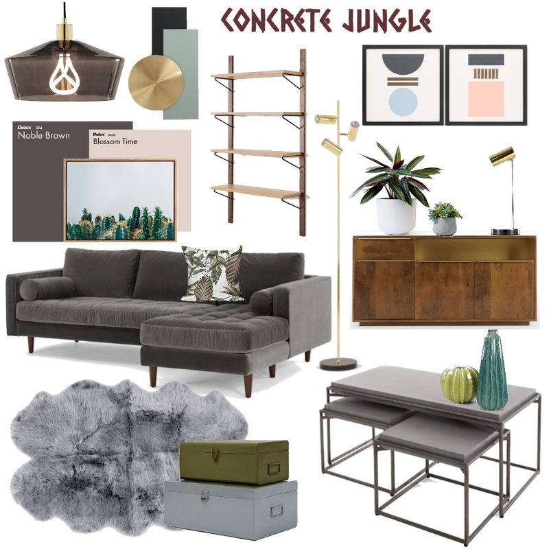 Concrete Jungle Mood Board by Danant on Style Sourcebook