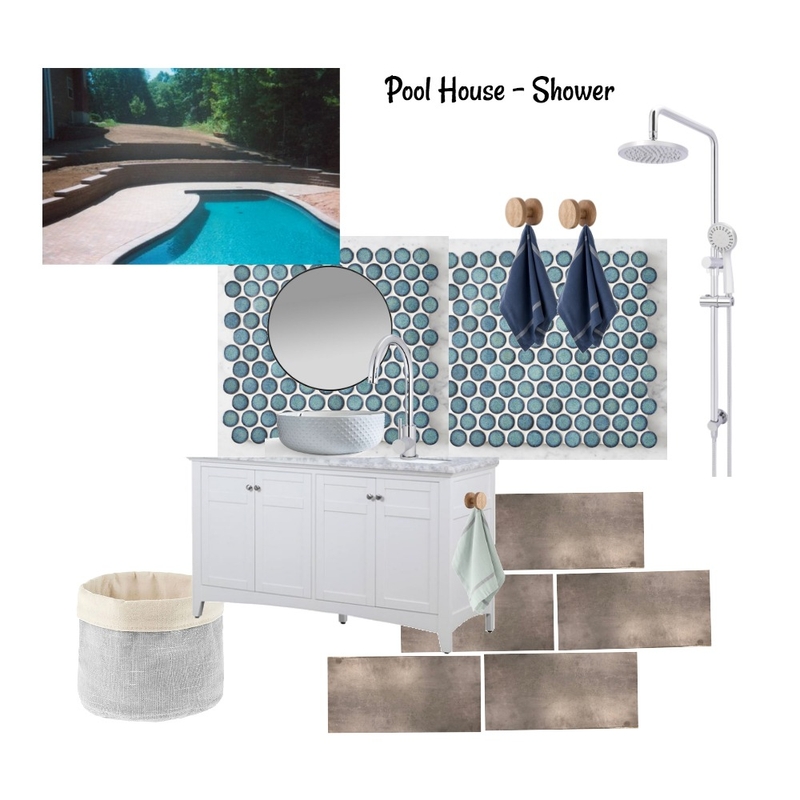 Pool House Mood Board by Galit &amp; Leah Just in place on Style Sourcebook