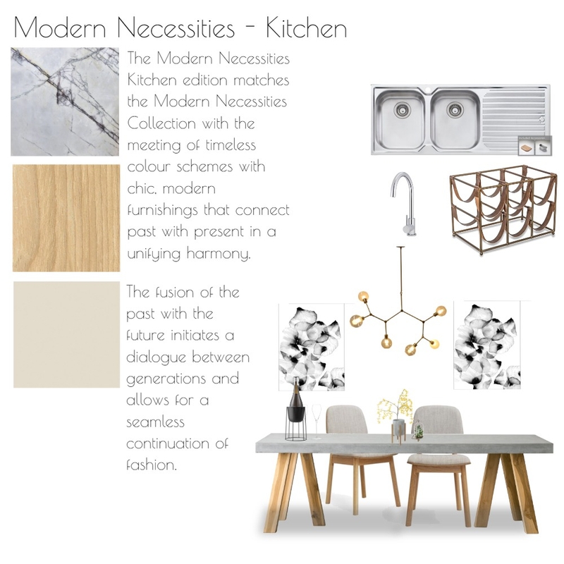 Modern Necessities - Kitchen Mood Board by KGrosvenor on Style Sourcebook