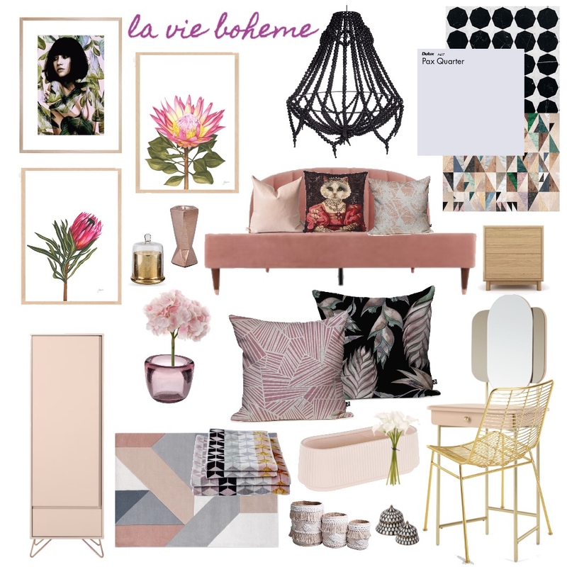 La Vie Boheme Mood Board by Danant on Style Sourcebook