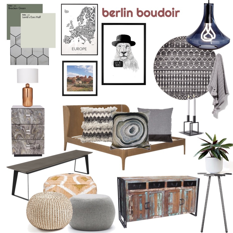 Berlin Boudoir Mood Board by Danant on Style Sourcebook