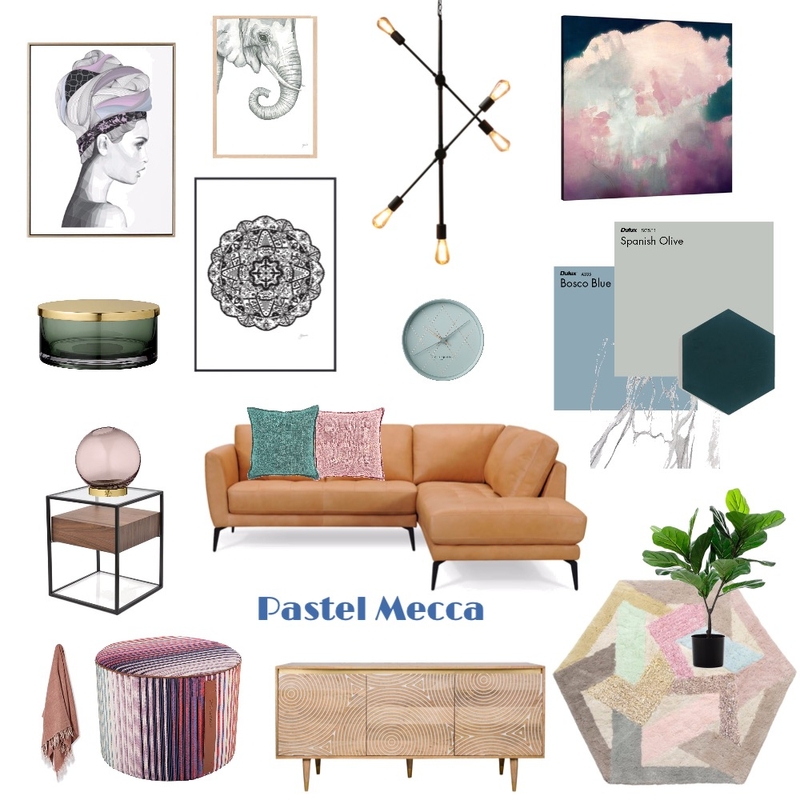 Pastel Mecca Mood Board by Danant on Style Sourcebook