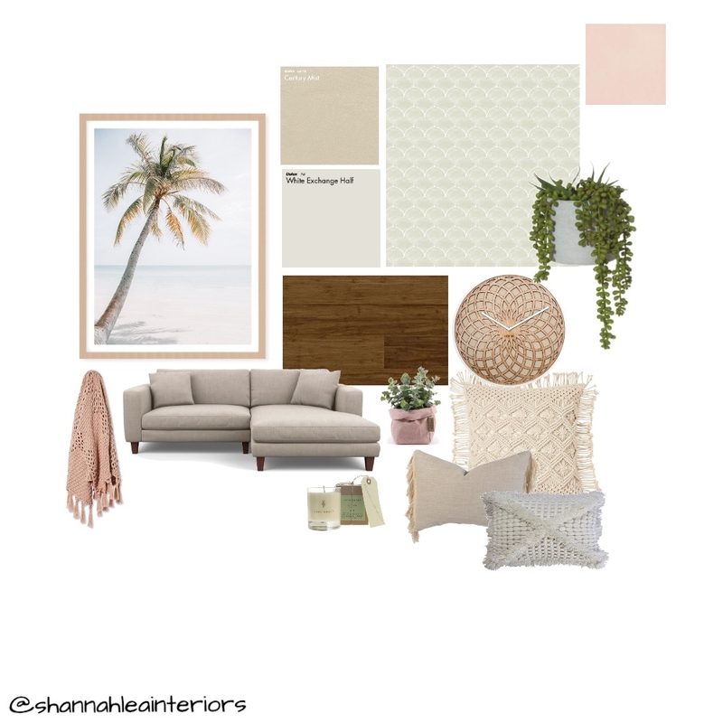Blush Living Mood Board by Shannah Lea Interiors on Style Sourcebook