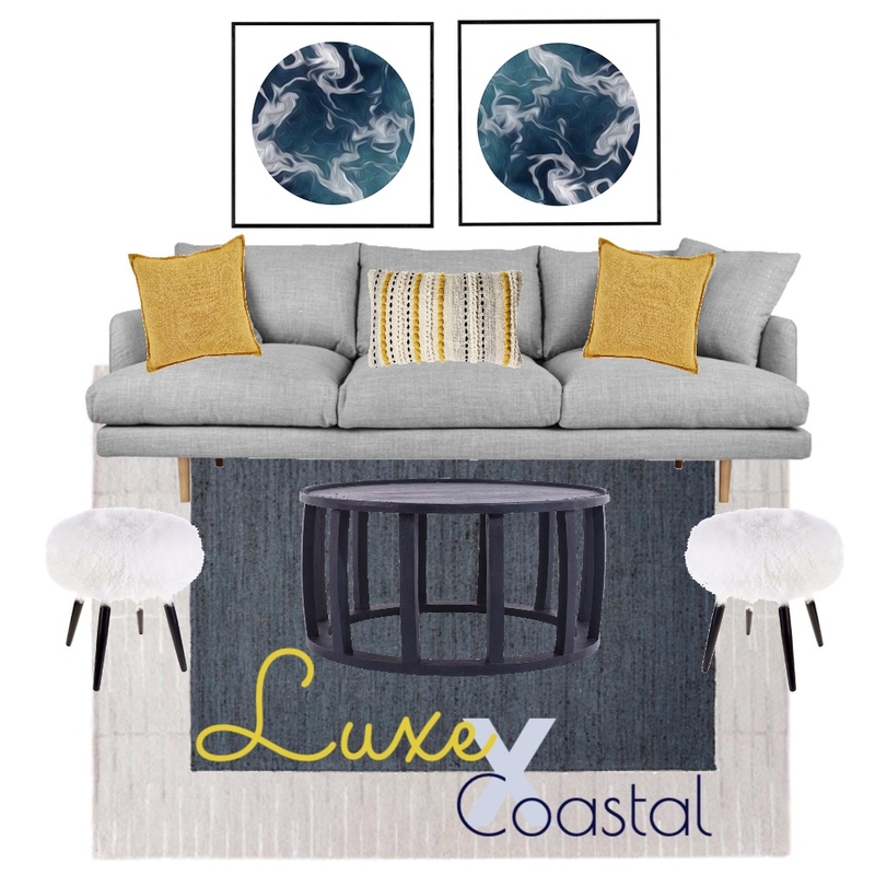 Luxe Coastal Mood Board by ES Abode on Style Sourcebook