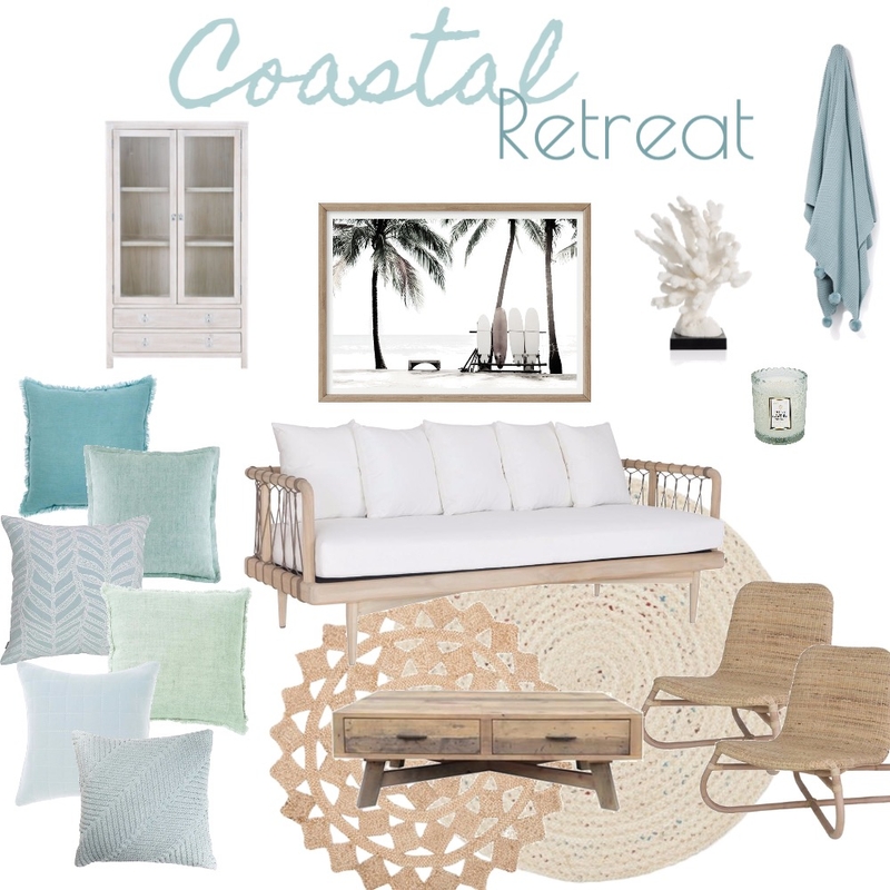 Coastal Living room Mood Board by ES Abode on Style Sourcebook