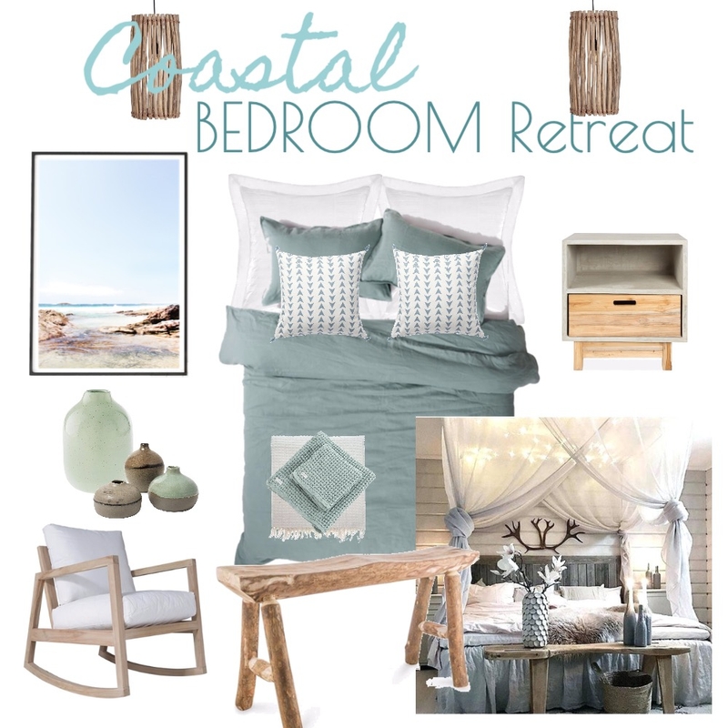 Coastal Bedroom Mood Board by ES Abode on Style Sourcebook