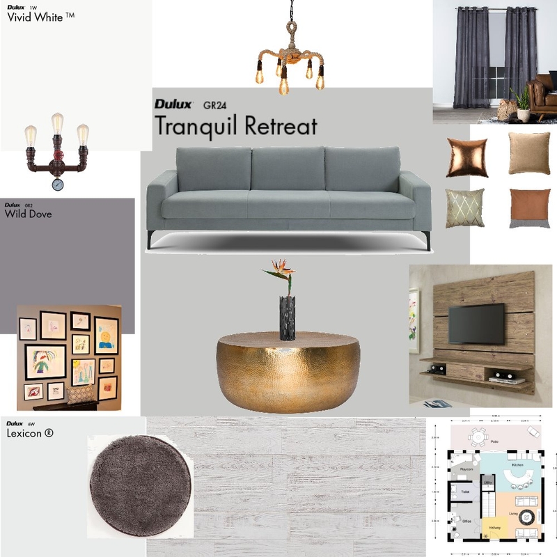 Module 9_Living Room Mood Board by Louise_Whalley on Style Sourcebook