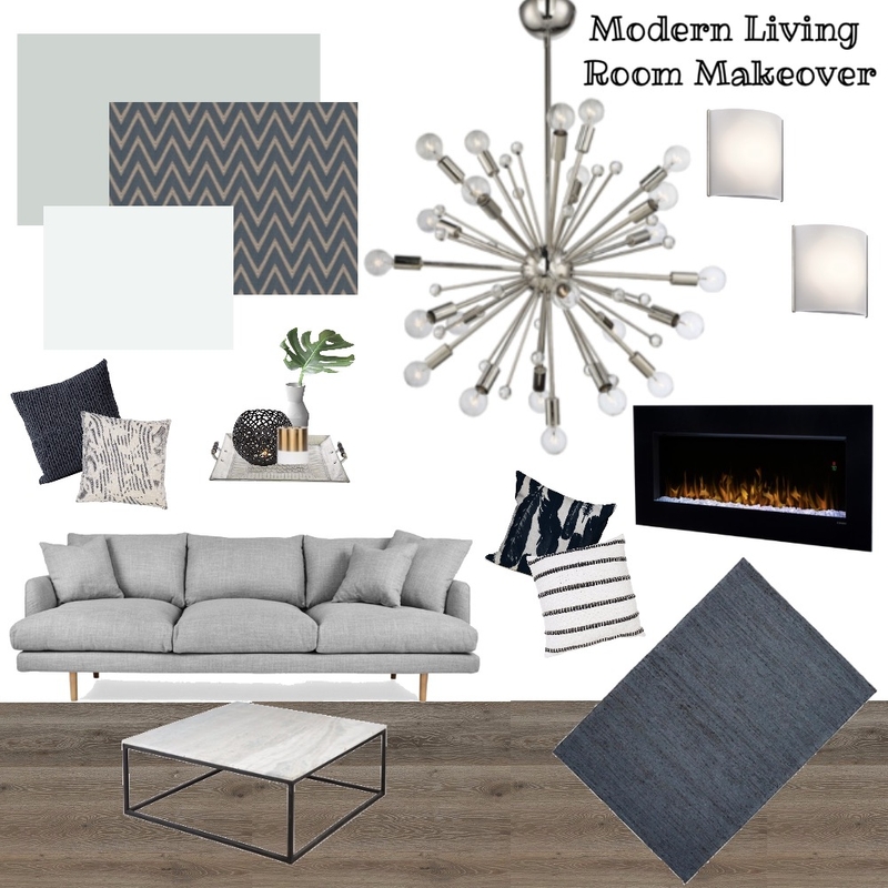 Modern Living Room Makeover Mood Board by Samanthacortney on Style Sourcebook
