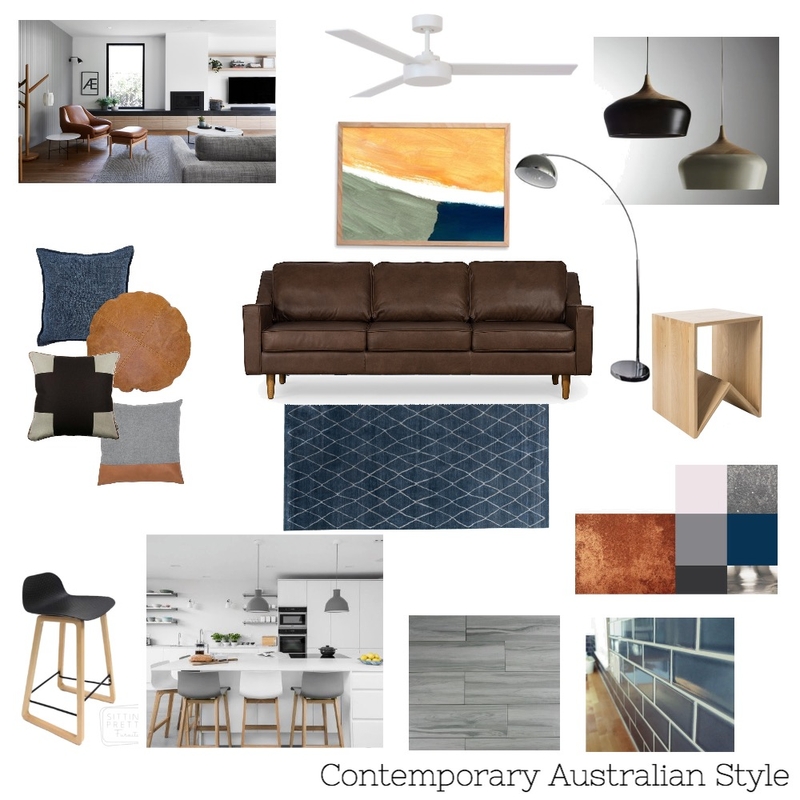 Robinson Contemporary Kitchen Living Renovation Mood Board by Melissa Welsh on Style Sourcebook