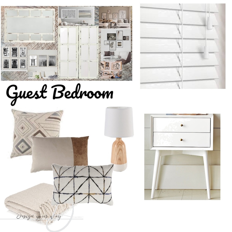 Coral Road Guest Bedroom Mood Board by Jules on Style Sourcebook