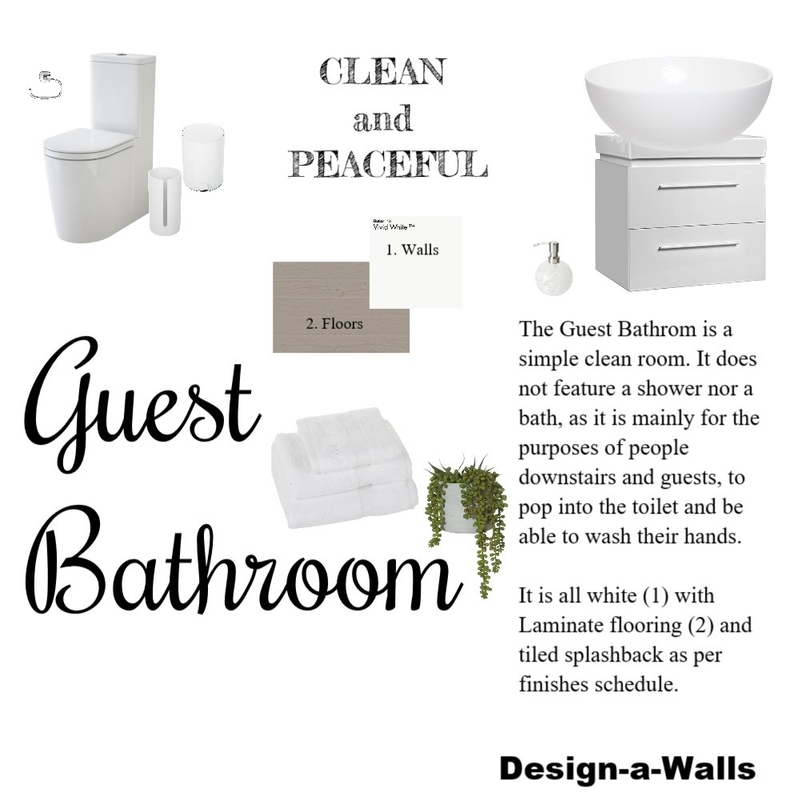 Assignment 7 Bathroom Mood Board by designawalls on Style Sourcebook