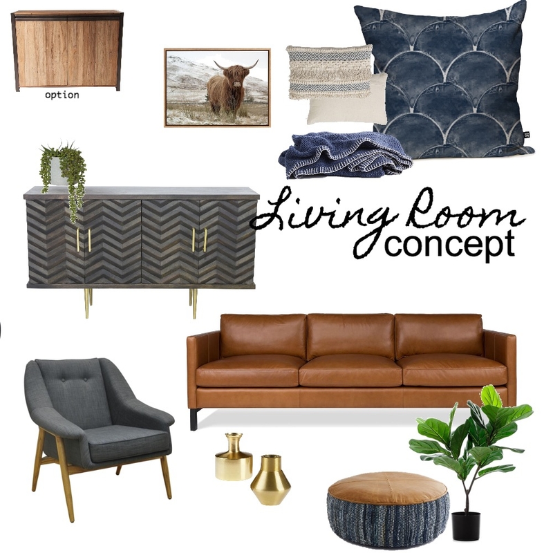 Living Room - Goodchild Mood Board by Vamp Interiors on Style Sourcebook