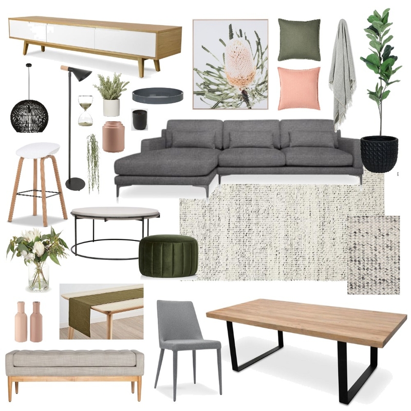 Meaghan Living Dining Mood Board by Thediydecorator on Style Sourcebook