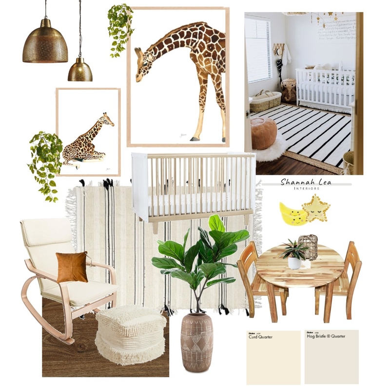 Neutral Nursery Mood Board by Shannah Lea Interiors on Style Sourcebook