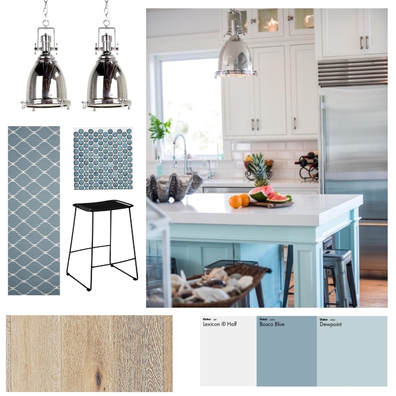 Kitchen Inspo - Blue Island Mood Board by CoastalHomePaige on Style Sourcebook
