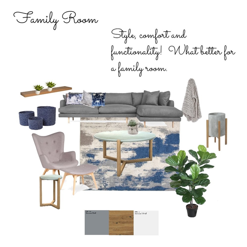 Family Room Mood Board by nadineha on Style Sourcebook