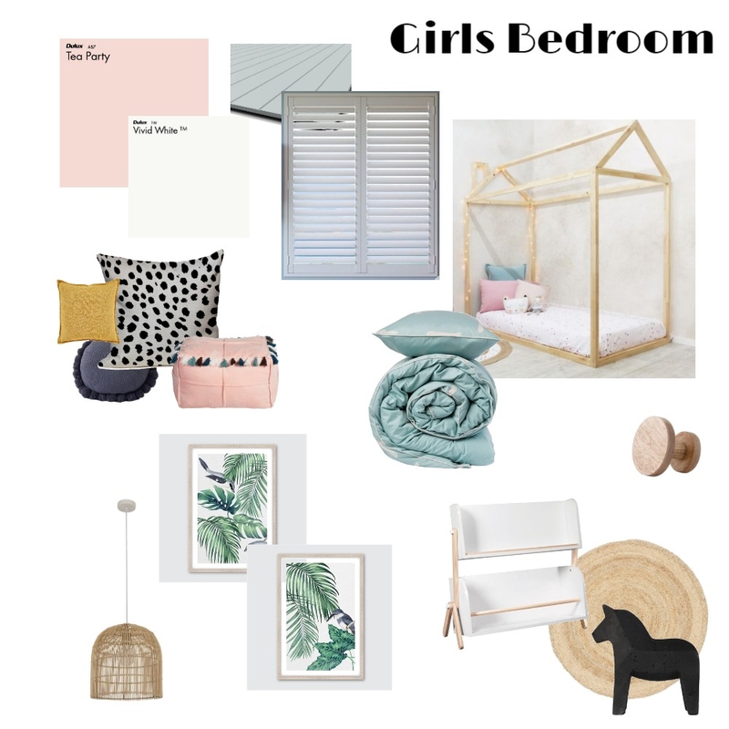 Girls Room Mood Board by KylieFrench on Style Sourcebook