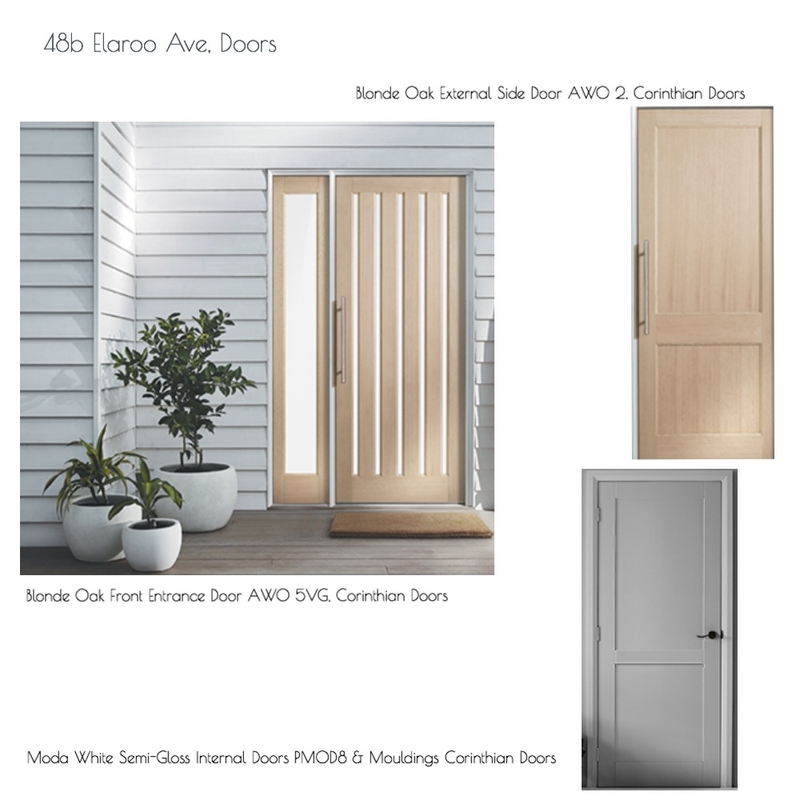48b Elaroo Ave, Doors Mood Board by Design Divine on Style Sourcebook