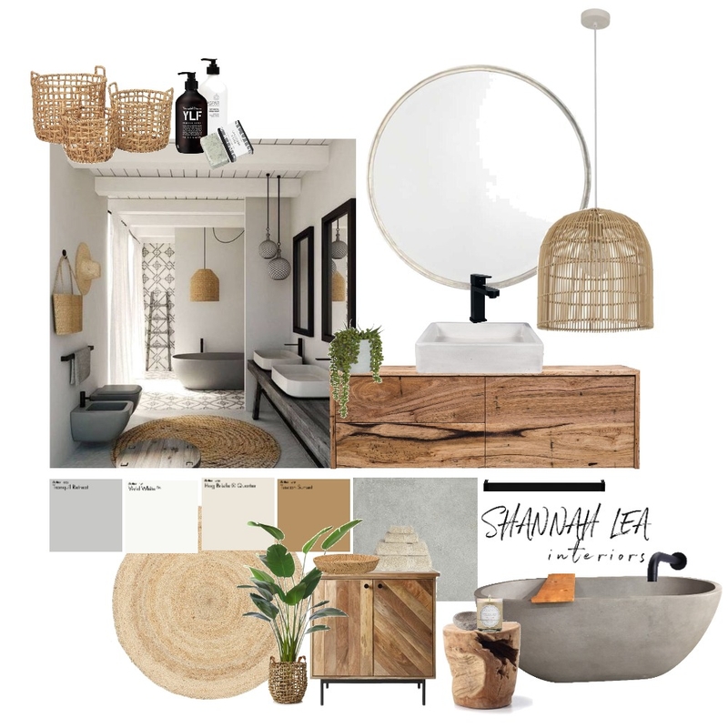Coastal Bathroom Mood Board by Shannah Lea Interiors on Style Sourcebook