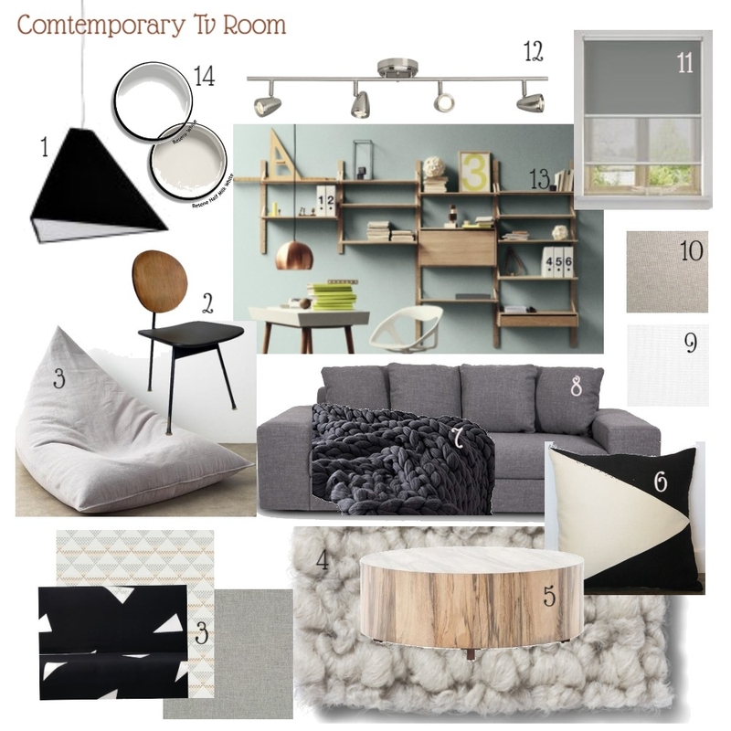 Tv Room Assignment 9 Mood Board by Andersoninteriors on Style Sourcebook