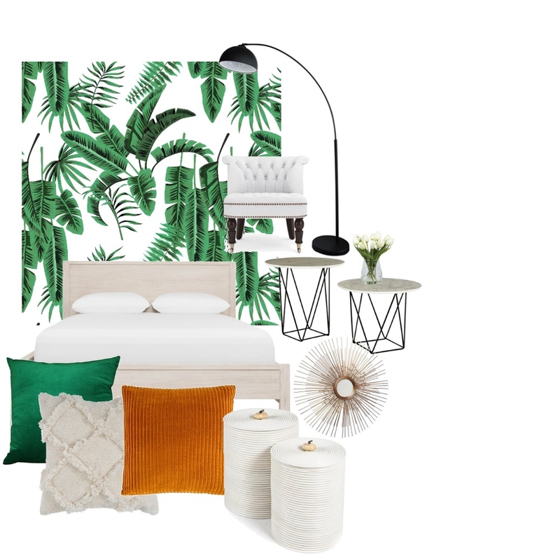 Tropical bedroom Mood Board by Lindo on Style Sourcebook