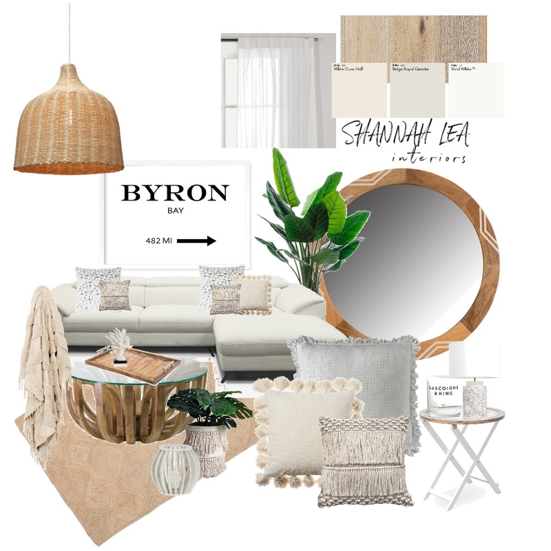 Contemporary Coastal Lounge Mood Board by Shannah Lea Interiors on Style Sourcebook