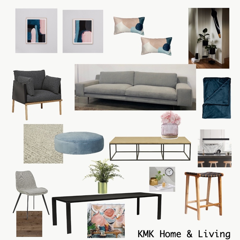 Vanessa and Ryan Dining, Kitchen and Living Area Mood Board by KMK Home and Living on Style Sourcebook