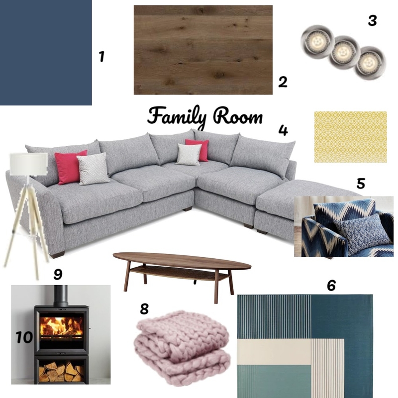 Assignment 9 Family Room Mood Board by matilda on Style Sourcebook