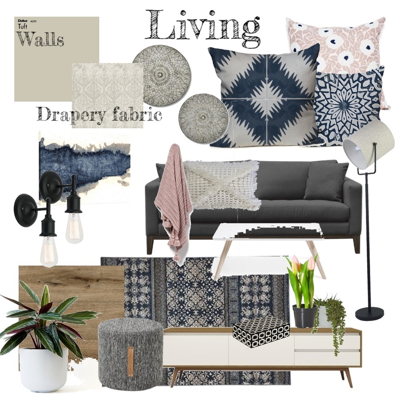 Living Room Mood Board by mynaturaldesign on Style Sourcebook