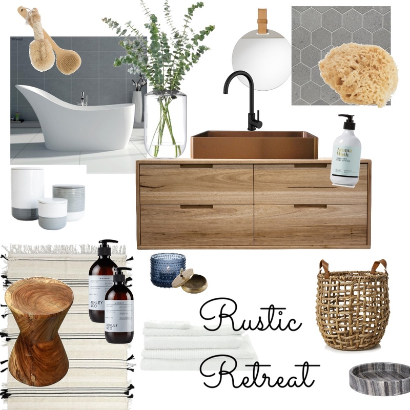 rustic retreat Mood Board by leighnav on Style Sourcebook