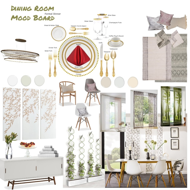 Dining Room Mood Board Mood Board by Oxana on Style Sourcebook