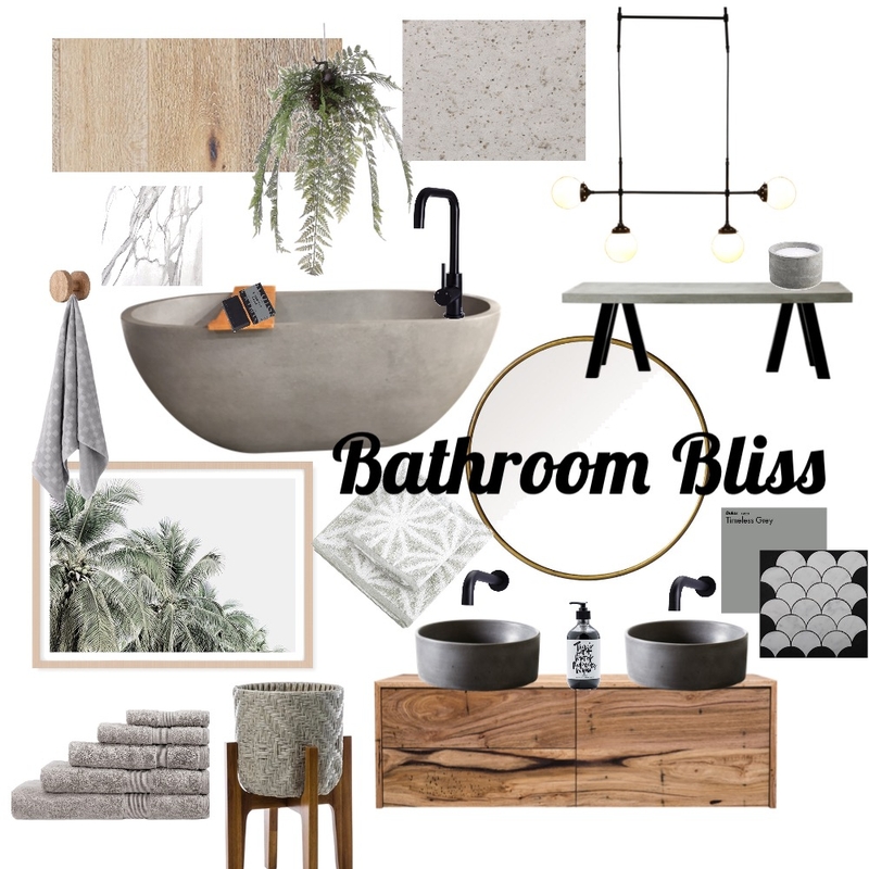 Bathroom Bliss Mood Board by ClaireT on Style Sourcebook