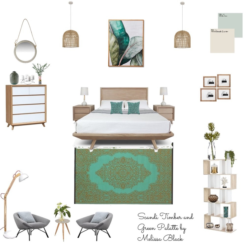 Scandi Timber &amp; Green Palatte Mood Board by MelissaBlack on Style Sourcebook