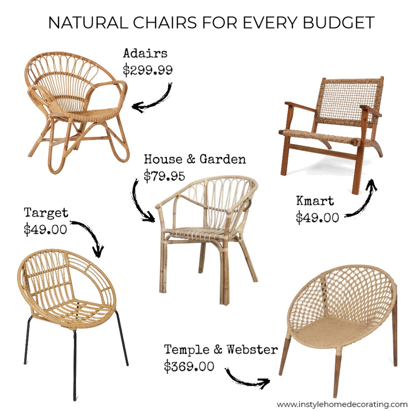 Natural Chairs Mood Board by braydee on Style Sourcebook