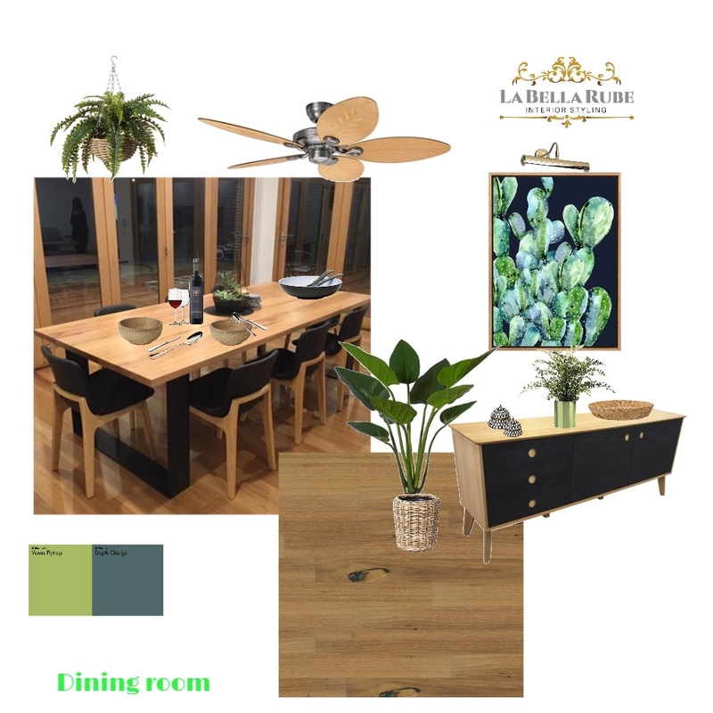 dining room Mood Board by La Bella Rube Interior Styling on Style Sourcebook