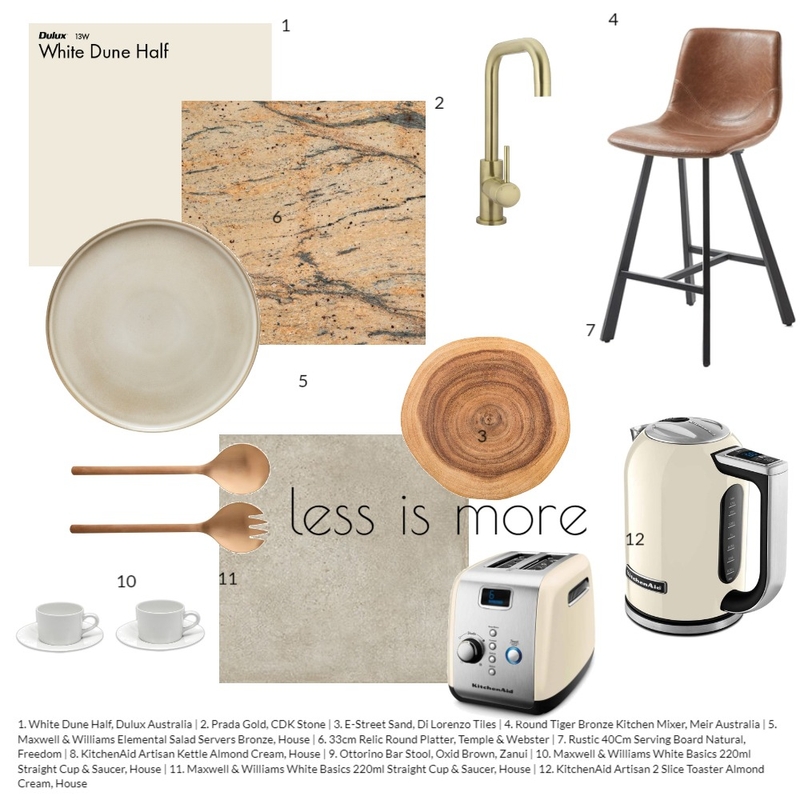 Less is more in the kitchen Mood Board by tiffinandtable on Style Sourcebook