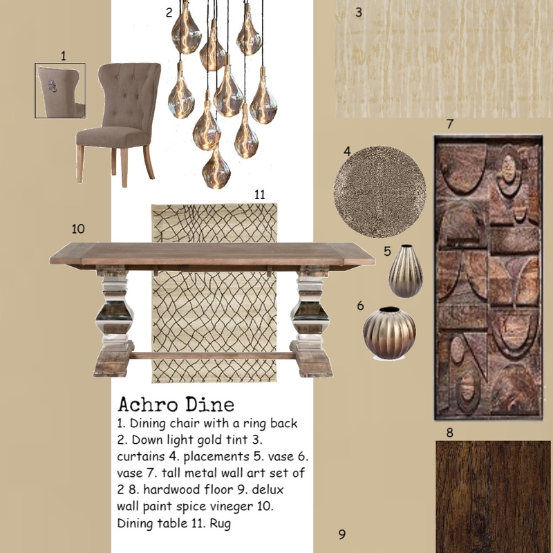 Dining table mood board Mood Board by amyghadieh on Style Sourcebook