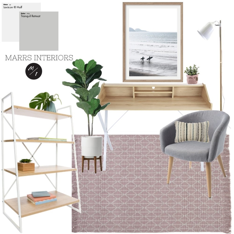 Office Room On A Budget Mood Board by marrsinteriors on Style Sourcebook