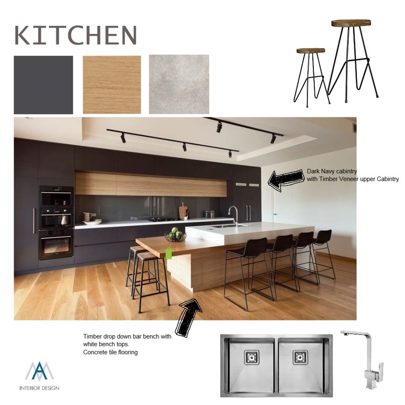 De Silva Kitchen Option 2 Mood Board by AM Interior Design on Style Sourcebook