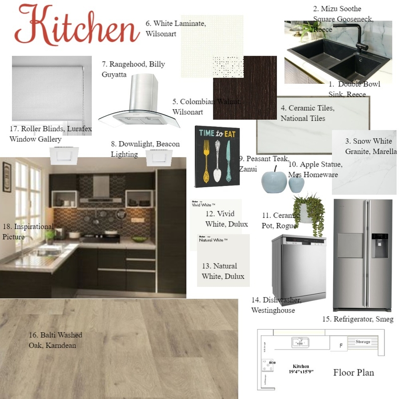 Kitchen Mood Board by Bhakti Mehta on Style Sourcebook
