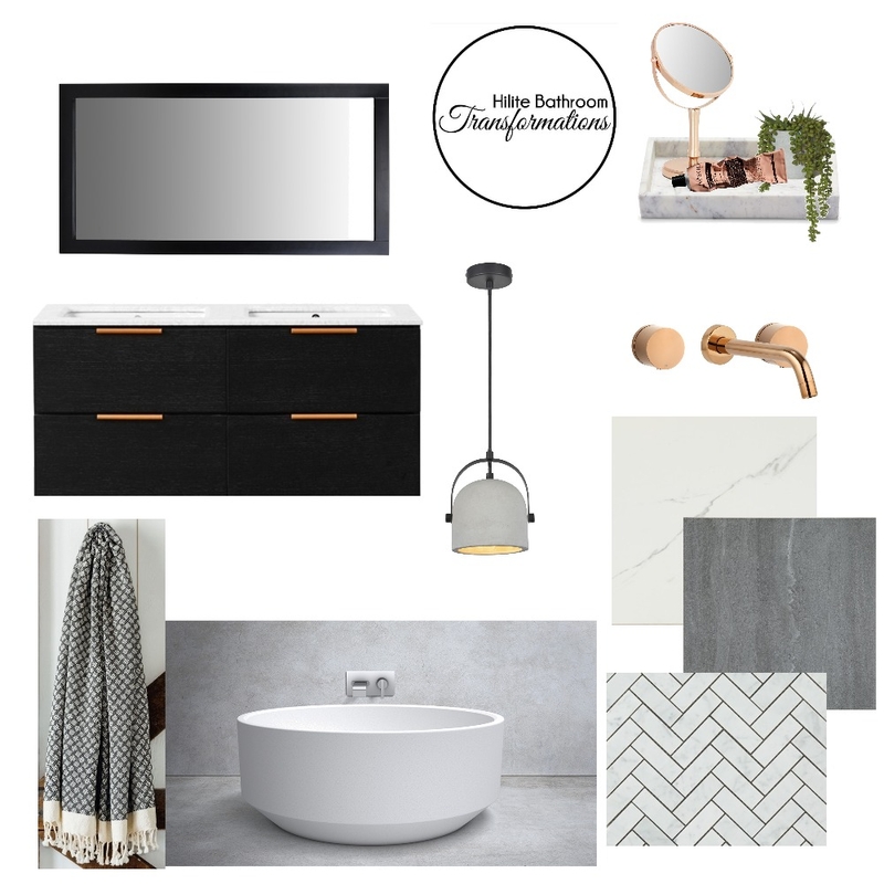 Modern luxe Mood Board by Hilite Bathrooms on Style Sourcebook