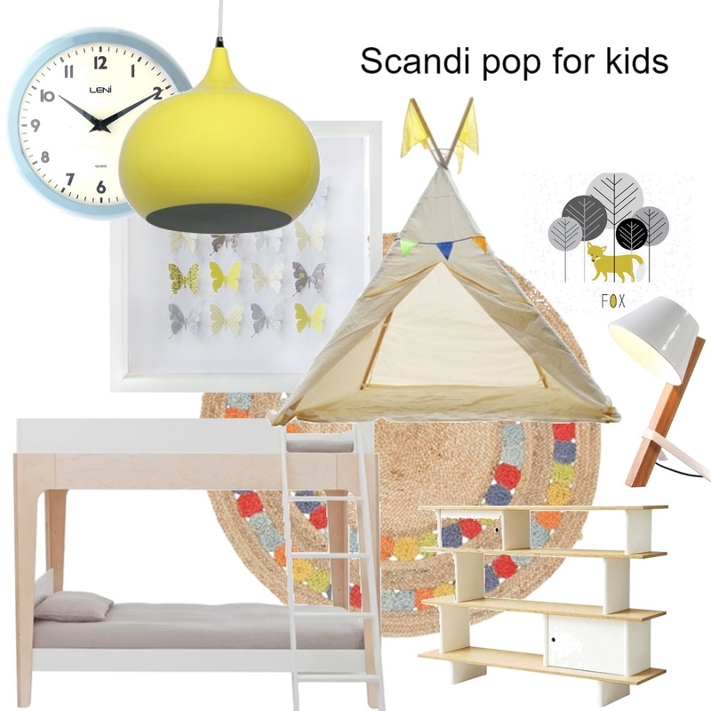 Scandi pop for kids Mood Board by VickyFitzpatrick on Style Sourcebook