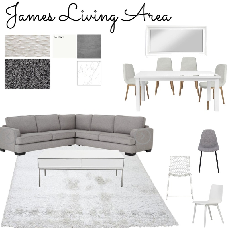 James Living Area Mood Board by ChampagneAndCoconuts on Style Sourcebook