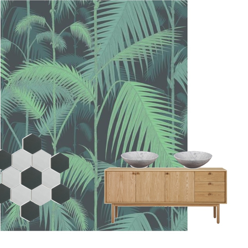 tropical bathroom Mood Board by hannamoyer on Style Sourcebook