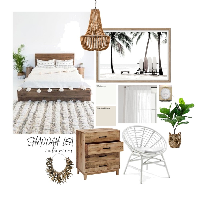 Boho Bed Mood Board by Shannah Lea Interiors on Style Sourcebook