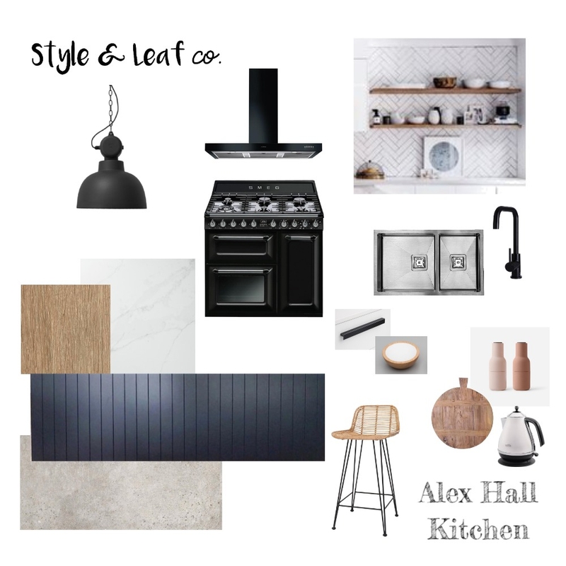 Alex Hall Kitchen Concept Mood Board by Style and Leaf Co on Style Sourcebook