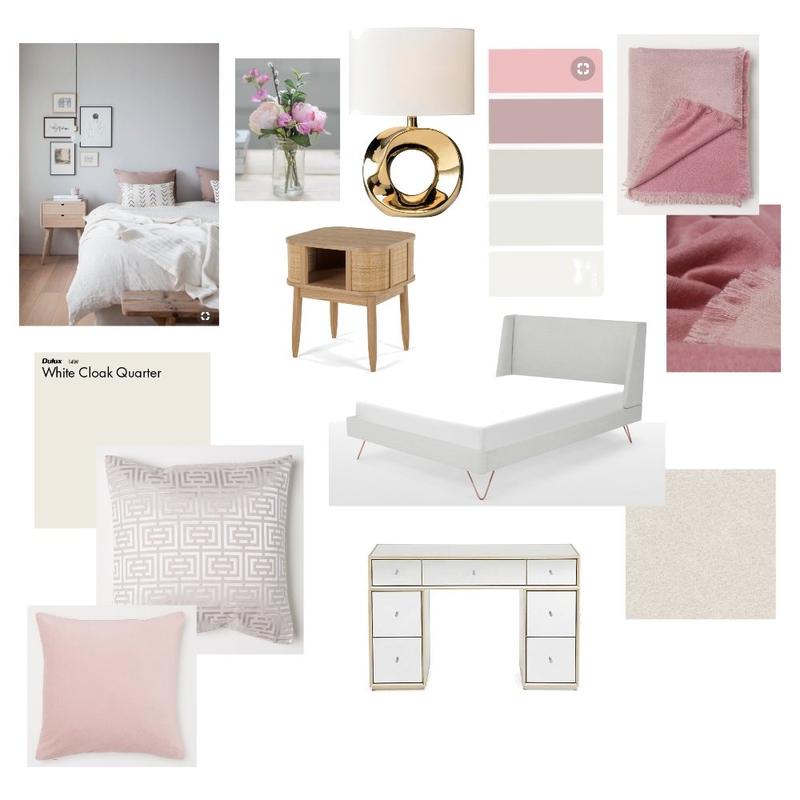 Module 1 - Bedroom Mood Board by Lucy12 on Style Sourcebook